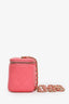 Pre-loved Chanel™ 2022 Pink Lambskin Small Vanity On Chain