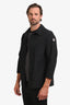 Moncler Black Giacca Button-Up Collared Top Size 3 Men's