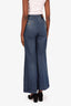 Gucci Blue Denim Pleated Trousers Size 38