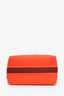 Hermès Orange Canvas Large Bride-A-Brac Pouch