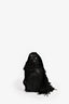 Proenza Schouler Black Leather PS1 Fringe Messenger Bag