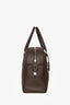 The Row Brown Deerskin 'India 12' Top Handle Bag