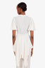 Alexander McQueen Ivory Silk Button Down Ruffle Blouse Size 38