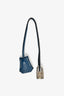Hermès 2003 Clemence Leather Bleu de Galice Birkin 35