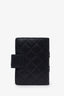 Pre-loved Chanel™ 2004-05 Black Lambskin Cambon Agenda Holder