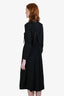 Comme des Garcons Black Wool Pleated Overall Skirt Size S