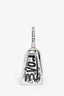 Balenciaga White Graffiti XS Hourglass Top Handle Bag with Strap