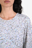 ILTA Silver Sequin Long Sleeve 'Sienna' Dress Size 38
