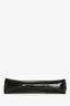 Pre-loved Chanel™ 2003 Black Vinyl 'Coco Window' Pochette Acrylic Chain Strap