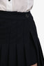 Sandy Liang Black Wool Pleated Tennis Skort Size 2