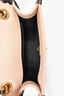 Pre-loved Chanel™ 2022 Light Pink/Black Leather My Own Frame Mini Flap Bag