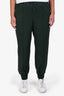 Jil Sander Forest Green Wool Jogging Pants Size 42