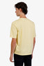 Hermès Yellow Cotton Logo T-Shirt Size S Mens