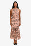 X By NBD Pink Lace Floral Sequin 'Felicity' Dress Size S