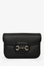 Gucci Black Leather Horsebit Medium 1955 Shoulder Bag
