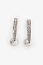 Christian Dior Silver Tone/Pearl 'New Look Tribales' Earrings