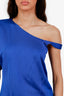 Ralph Lauren Blue Asymmetric Sleeve Drop Waist Dress Size 6