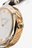 Gucci Stainless Steel Diamantissima Watch with Leather Strap