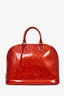 Louis Vuitton 2010 Cherry Red Vernis Leather Alma GM Bag