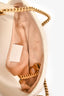 Gucci White Leather GG Marmont Mini Crossbody Bag