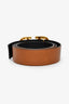 Valentino Brown Leather VLogo Belt Size 90/38