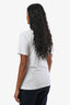 Christian Dior White Cotton Logo 'Atelier' Crew Neck T-Shirt Size XS