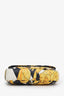 Versace Yellow Multicolour Barocco Print Quilted Leather Icon Crossbody Bag
