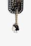 Pre-loved Chanel™ Black Resin Coco Train Ticket Brooch With Charm