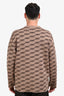 Balenciaga Brown BB Logo All Over Cardigan Size 4