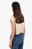 Marni Cream Cotton Distressed Vest Size 38
