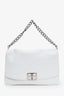Balenciaga White Leather Small BB Soft Flap Shoulder Bag