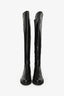 Stuart Weitzman Black Leather 'Alina' Knee High Boot Size 39.5