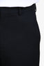 Gucci Black Wool Straight Leg Trousers Size 48