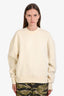 Ami Cream Cotton Crewneck Size S