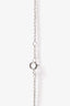 Tiffany & Co. 18k White Gold Diamond Atlas Bar Pendant Necklace