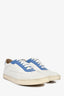 Hermès White/Blue Alligator 'Quicker' Sneaker Size 42 Mens