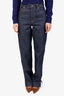 Gucci Dark Blue Split Hem Jeans Size 26