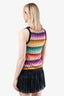 Missoni Multicolour Chevron V-neck Tank Top Size 40