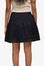 Prada Navy Blue Pleated Mini Skirt Size 40