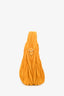 Miu Miu Yellow Suede Leather Wander Matelassé Shoulder Bag With Strap