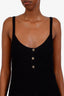 Gucci Black GG Waffle-knit Sleeveless Mini Dress Size M
