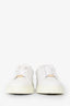 Jimmy Choo White Leather Sneakers Size 36.5