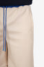 Gucci Beige Web Striped Bermuda Shorts Size M Men's