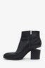 Alexander Wang Black Leather Gabi Ankle Boots Size 41
