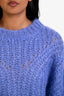 Isabel Marant Blue Superkid Mohair Long Sleeve Sweater Size 42