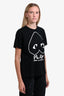Play Comme des Garcons Black/White Logo Print T-Shirt Size L