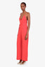 Alexis Pink Strappy Belted Jumpsuit Size XS