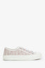 Christian Dior White/Pink Oblique 'WalknDior' Sneakers Size 37