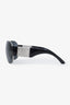 Pre-loved Chanel™ Black Metal Frame CC Logo Wrap Sunglasses