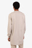 Rick Owens Grey Cotton Long Sleeve Shirt Size XS Mens